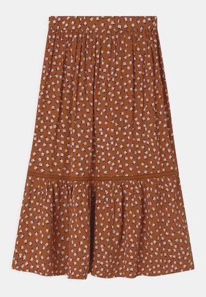 TRISH - Maxi skirt - mocha bisque