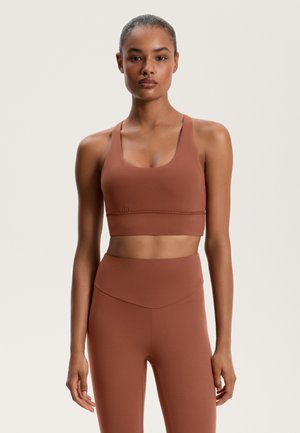 STRAPPY BACK - 32977901 - Sport-BH med lätt stöd - dark red