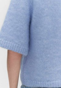 Dobber ZETA WOOL KNIT - T-shirt - bas - light blue