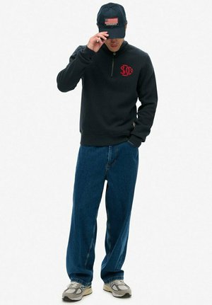 NEON HALF ZIP - Sweatshirt - eclipse navy