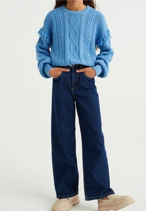 WE Fashion, Pullover - light blue