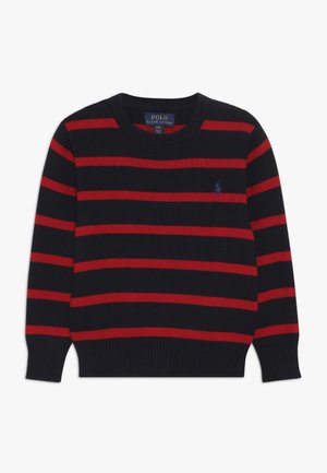STRIPE - Pullover - navy/multicoloured