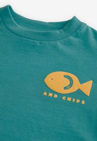 Next SIMPLE SHORT SLEEVE - Tričko s potlačou - green fish