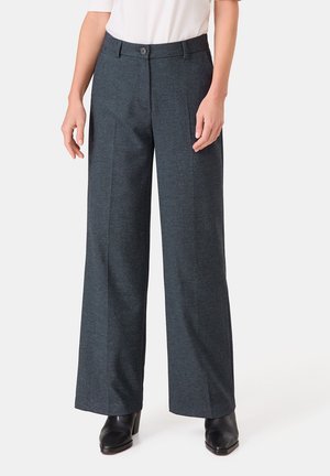 Trousers - blue black