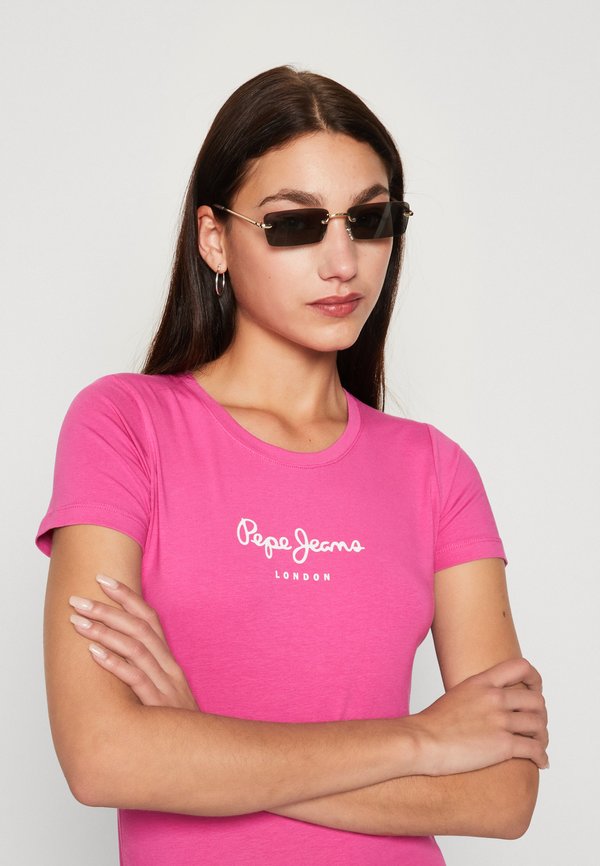 NEW VIRGINIA SS N - Print T-shirt - dark rose4