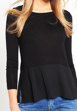 T-shirt à manches longues - black