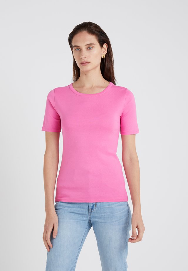 CREWNECK ELBOW SLEEVE - T-shirt basic - intense pink