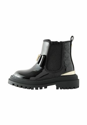 REGULAR FIT WITH BOW - Stiefelette - black