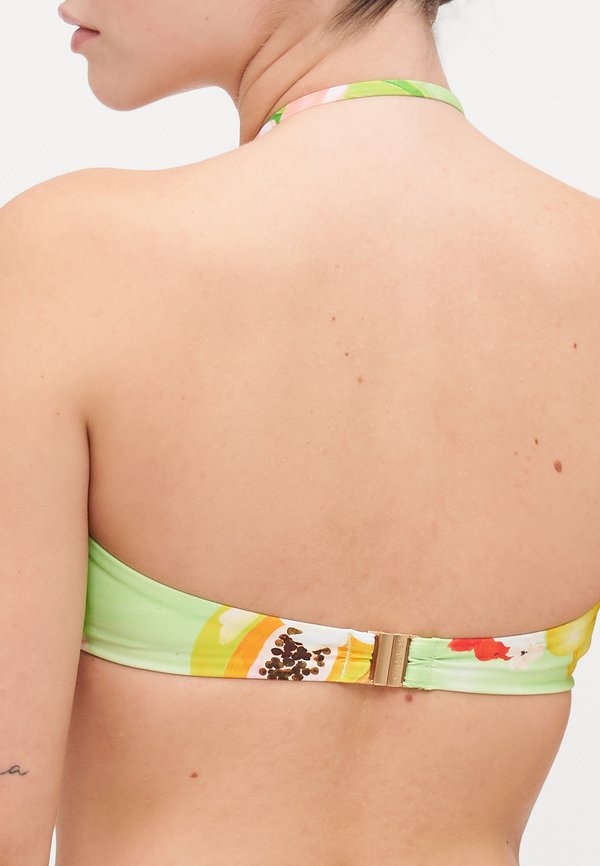 TROPIQUE RUCHED UNDERWIRE BRA - Bikini top - aloe gel3