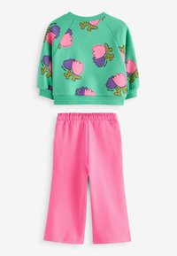 Next PRINTED WIDE SET - Collegepaita - pink