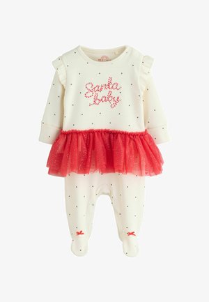 Next, REGULAR FIT - Natdragt - red/cream tutu santa