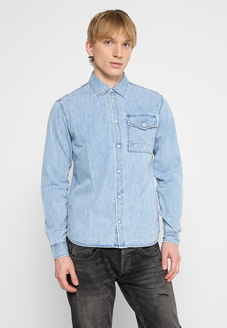 Denham Overhemd lichtblauw