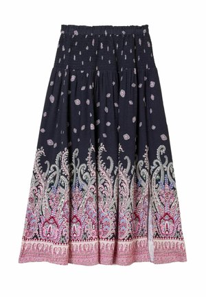 FatFace, REGULAR FIT - HARPER MIDI SKIRT . - Plisovaná sukně - black paisley