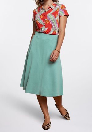 Áčková sukně - turquoise