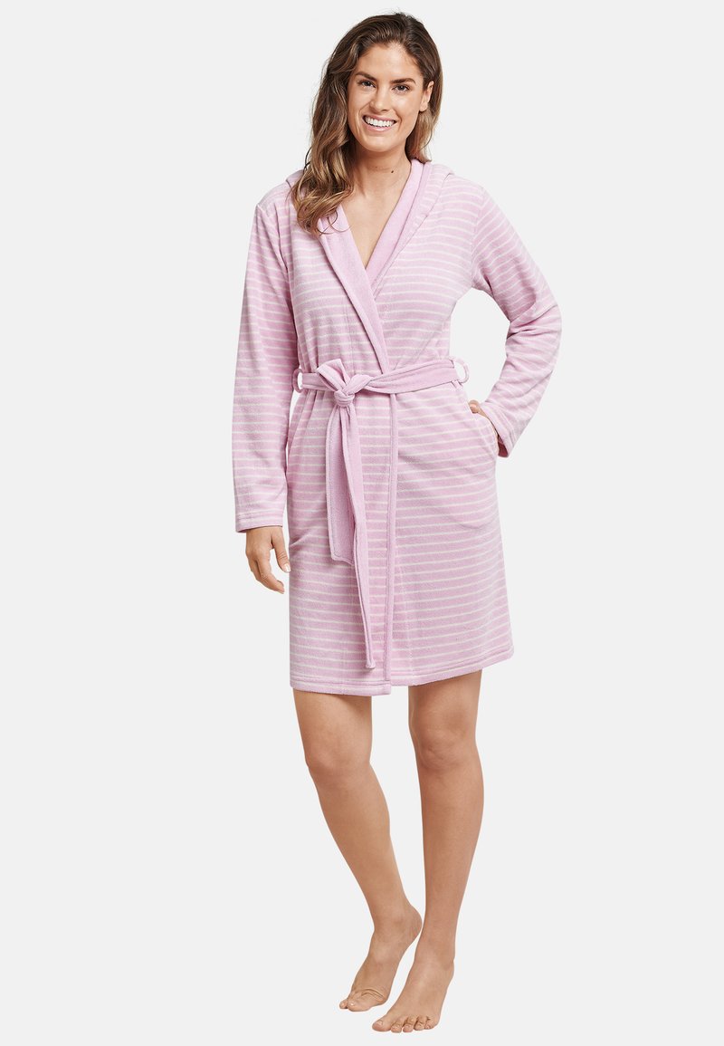 Schiesser Bademantel - rosa