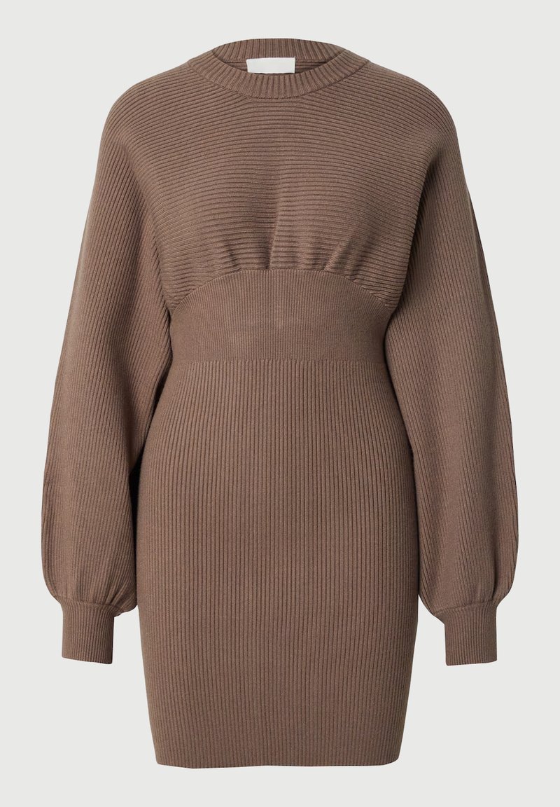 LeGer by Lena Gercke Gebreide jurk bruin