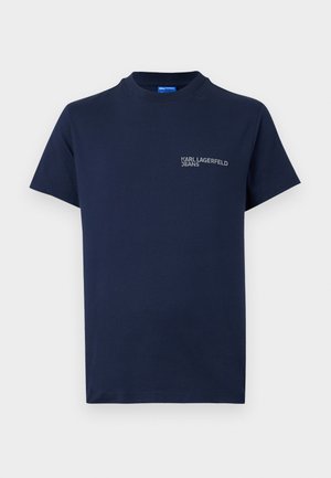 Karl Lagerfeld Jeans SLIM-FIT - T-shirts - black iris