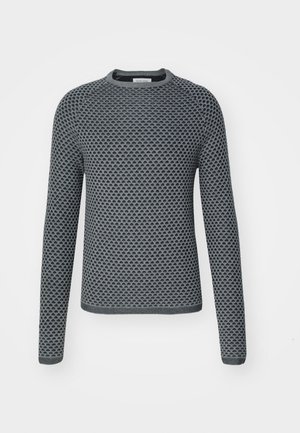 Jersey de punto - mottled grey/anthracite