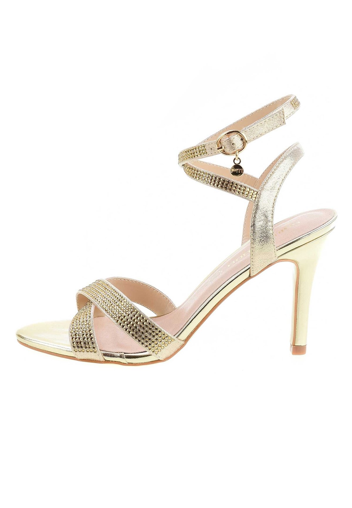 PRIMA MODA CERSUTA - Sandalias de tacón - gold/dorado - Zalando.es
