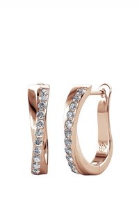 MYC Paris PARURES GLAMOUR CRISS - Orecchini - couleur or rose / cristal