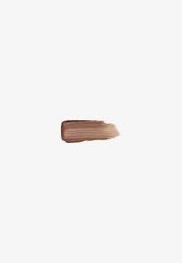 Swatch of medium beige liquid foundation with visible brush strokes on a plain white background.