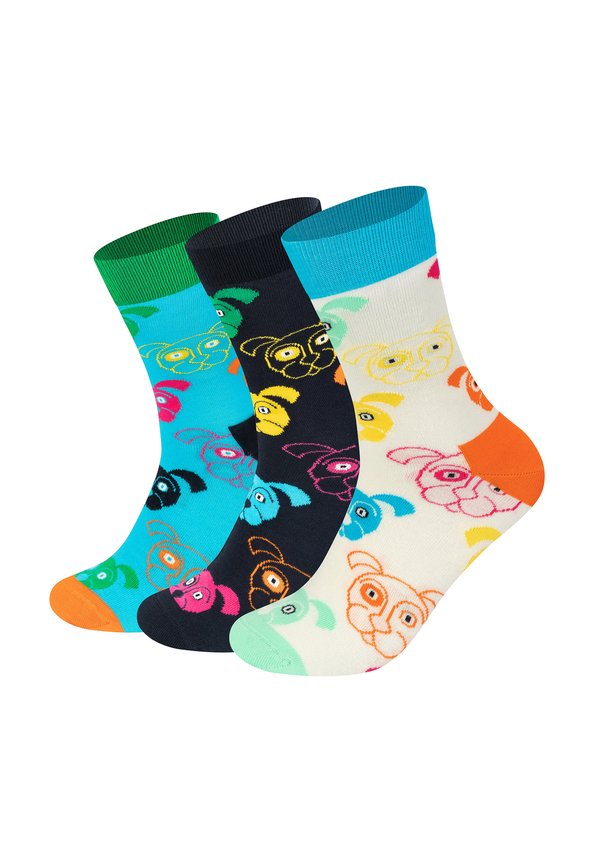 MIXED DOG SOCKS GIFT SET UNISEX 3 PACK - Socken - multi