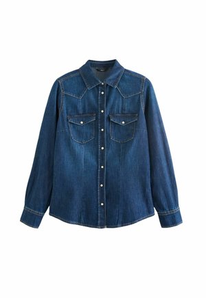 TALL FIT - FULLER BUST SEAM DETAIL WESTERN  - Hemdbluse - dark blue
