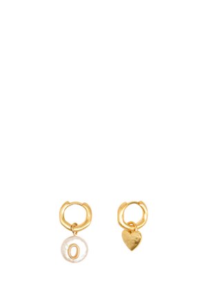 CORAZÓN Y LETRA O - Earrings - perla