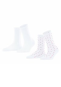 Esprit PLAYFUL DOT 2-PACK - Socken - white