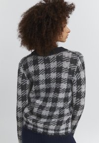 ICHI Strickpullover - black