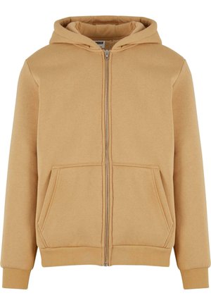 Tann zip-up hoodie i mjukt material, med en framzipper, två sidofickor, ribbade ärmslut och en fodrad huva.