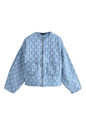 QUILTED FLORAL  - Jakna iz džinsa - blue