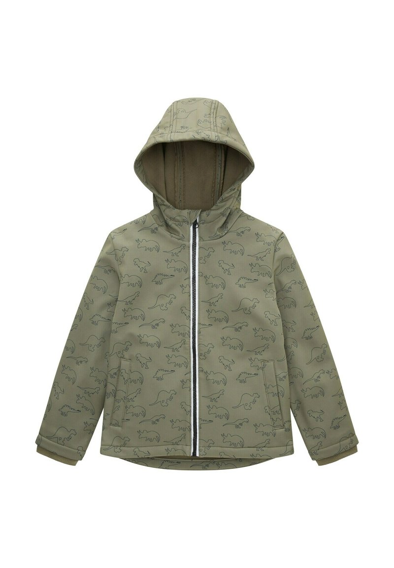 TOM TAILOR UNISEX - Let jakke / Sommerjakker - olive blue outlined dino print