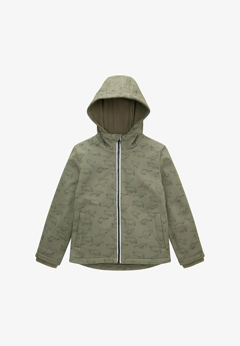 TOM TAILOR UNISEX - Leichte Jacke - olive blue outlined dino print
