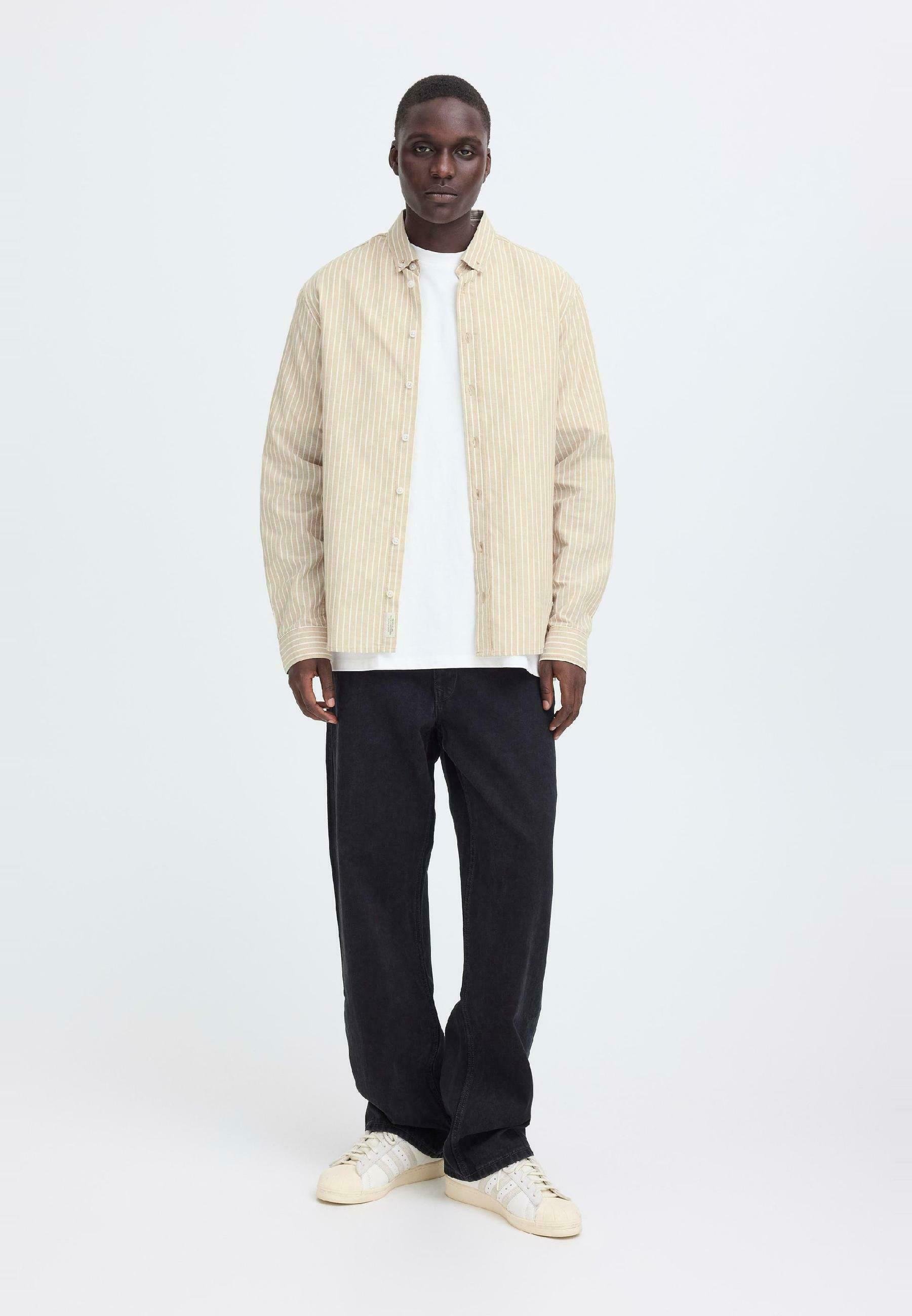 Blend BHADAS OXFORD STRIPED - Shirt - cornstalk/brown - Zalando.co.uk
