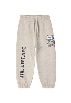 CON  COULISSE - Pantaloni sportivi - grigio chiaro melange