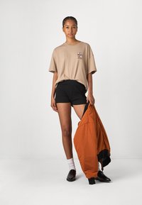 Even&Odd by Zalando RIB TINY SHORTS 2 PACK - Shorts - black