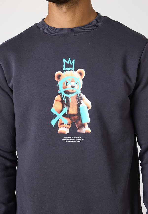 SPRAY ARTIST TEDDY CREWNECK - Sweatshirt - charcoal4
