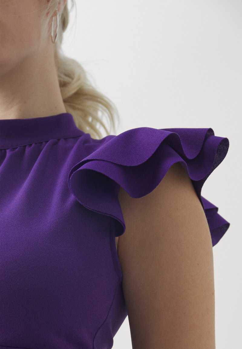 sachin and babi light blue dress Buy Karen Millen Figure Form Bandage Tassel Hem Knitted Dress In Purple