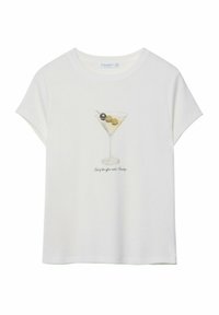 PRINTED FITTED - Printtipaita - yellow