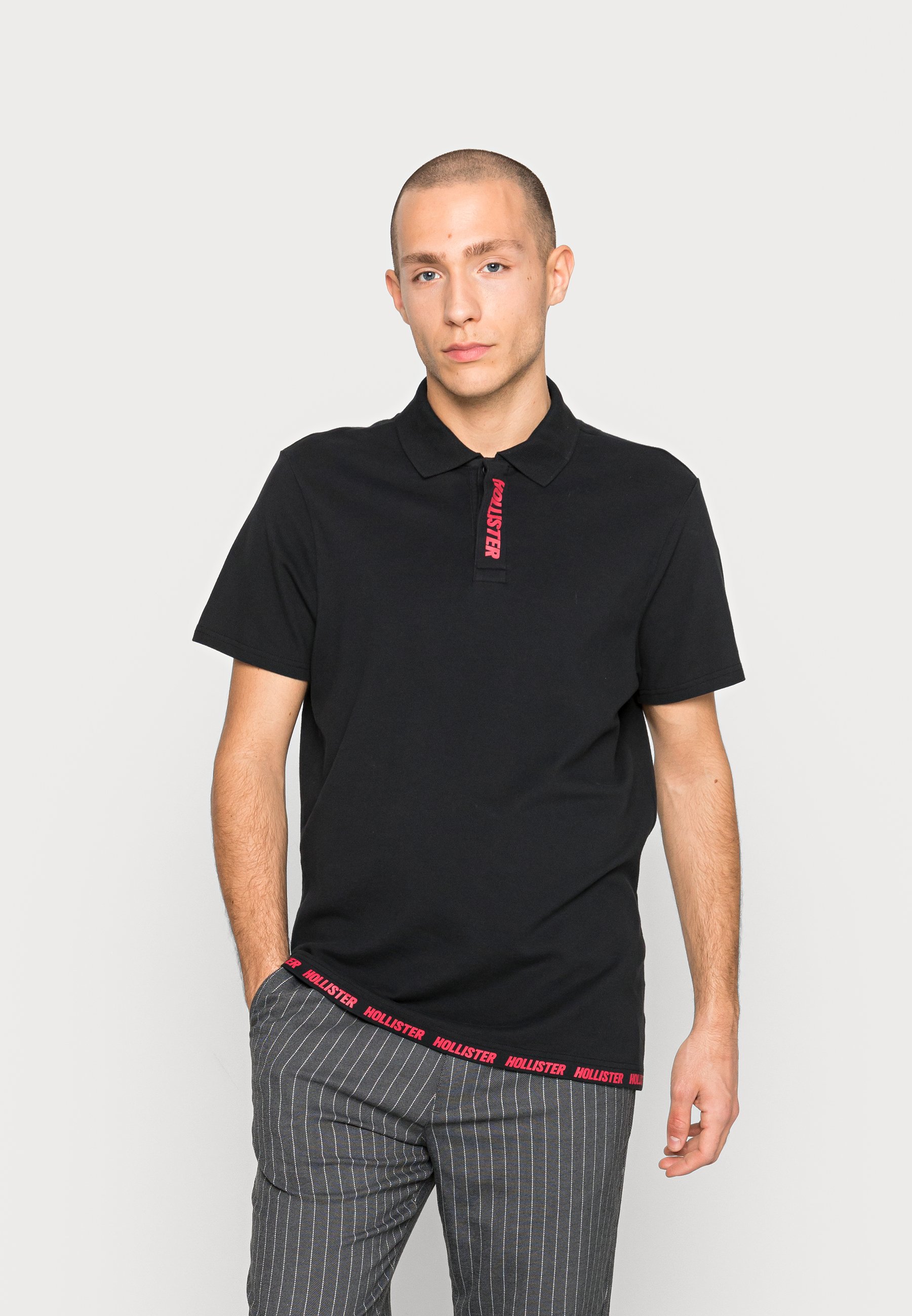 Hollister black polo shirt Clearance