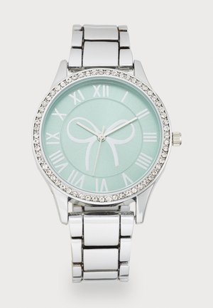 Watch - silver-coloured/green