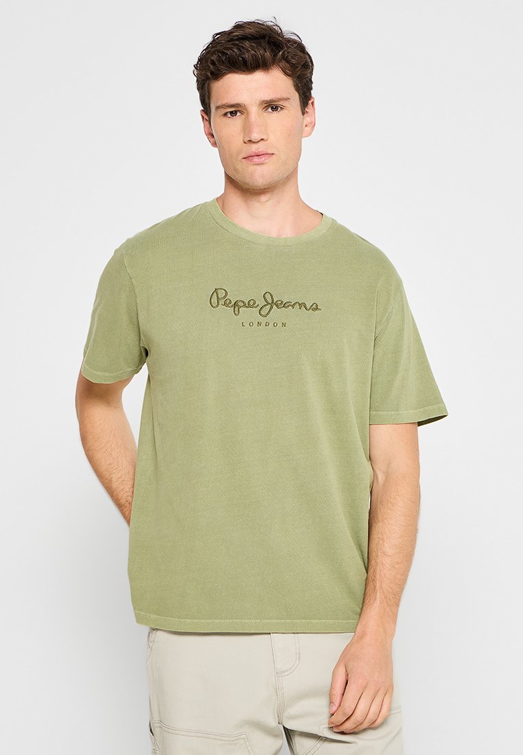 Pepe Jeans T-shirt print olijfgroen