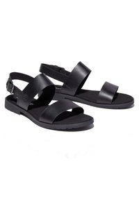 Timberland CHICAGO RIVERSIDE 2 BAND - Ankle cuff sandals - black
