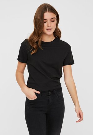 NMBRANDY - Basic T-shirt - black