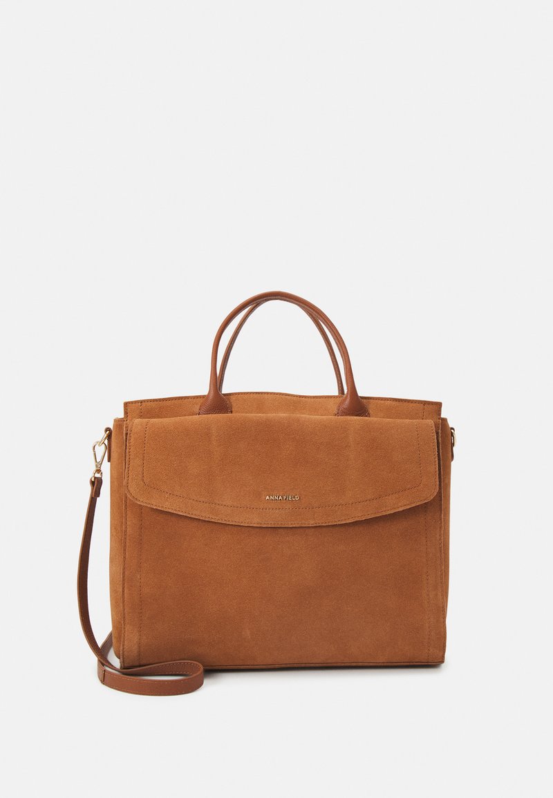 Anna Field LEATHER - Sac ordinateur - cognac