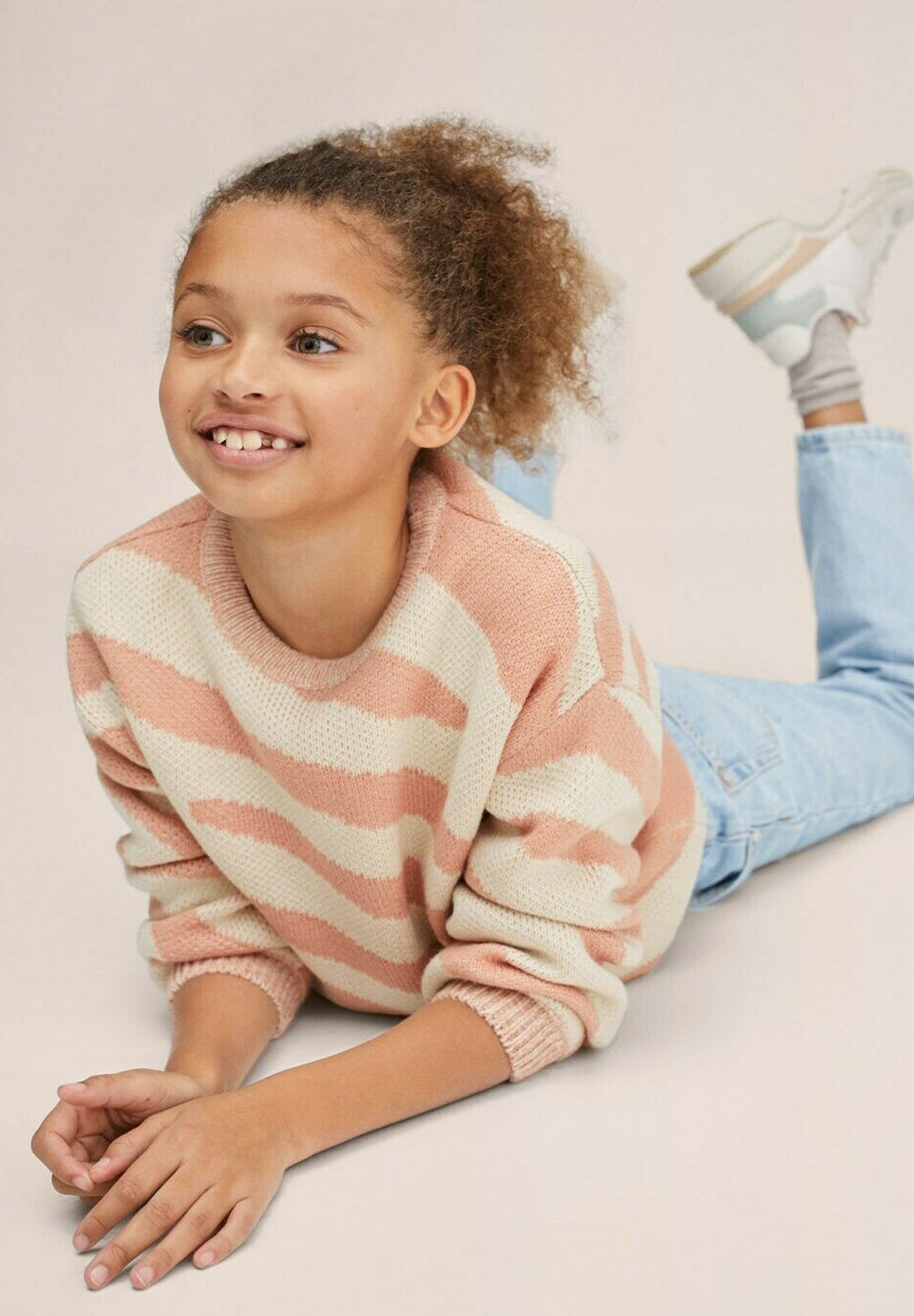 Mango Kids ZEBRA - Maglione - pastelroze/pietra - Zalando.it