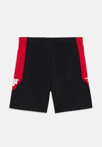Kappa LUVIO UNISEX - Šortky - black/red
