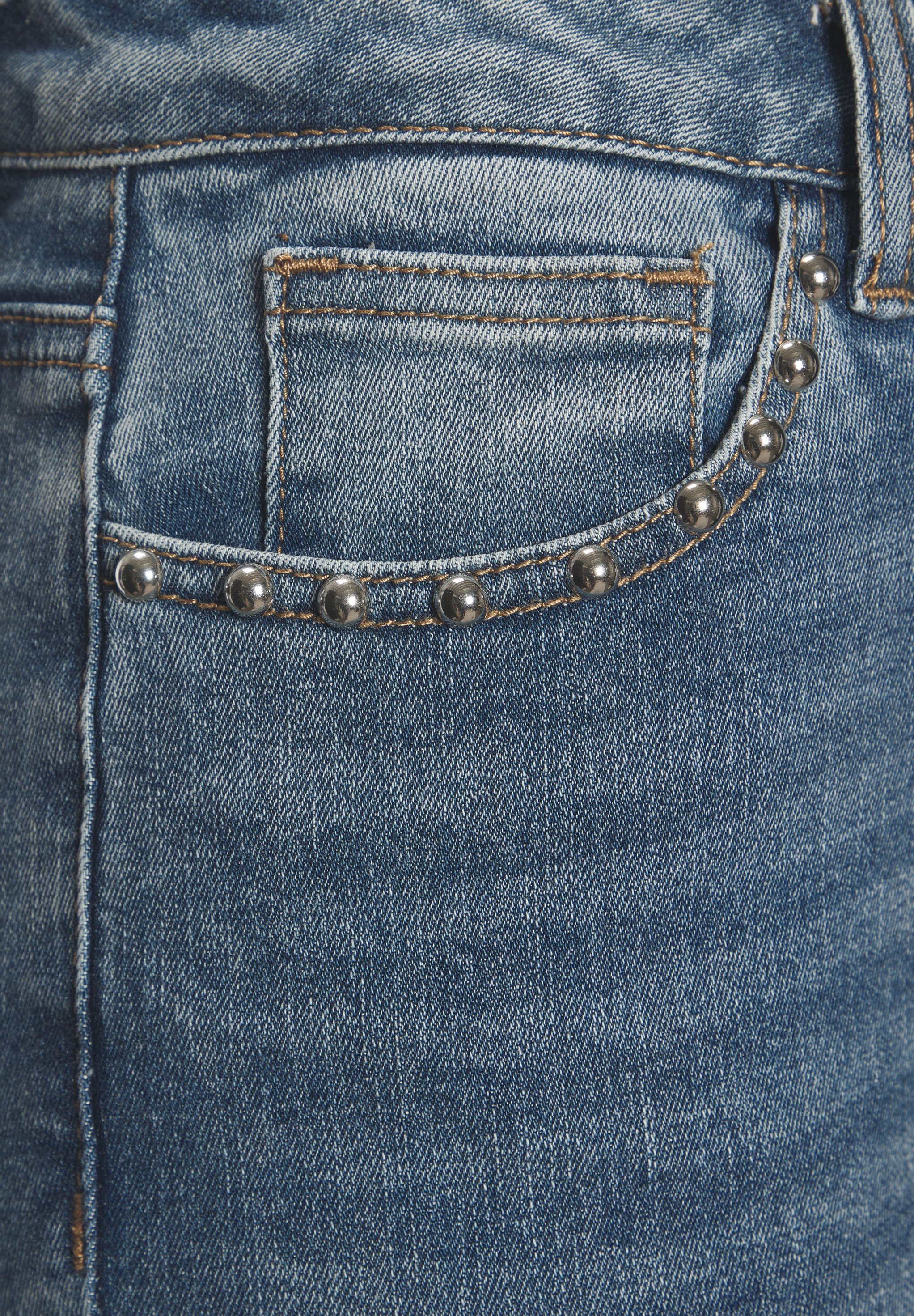 Buffalo POCKET - Bootcut jeans - blue washed/blue - Zalando