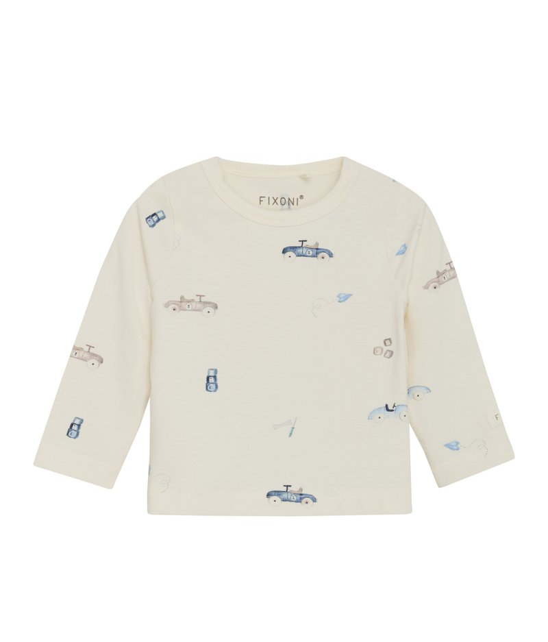 FIXONI LONG SLEEVES - T-shirts print - rain washed
